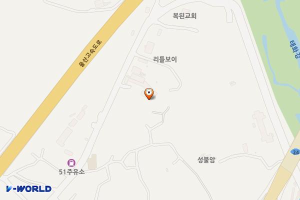 로젠택배 남울산지점 (완속충전기) 위치 지도 — 울산광역시 울주군 언양읍 언양로 648