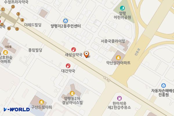 TS빌딩 (완속충전기) 위치 지도 — 서울특별시 영등포구 양평로 96