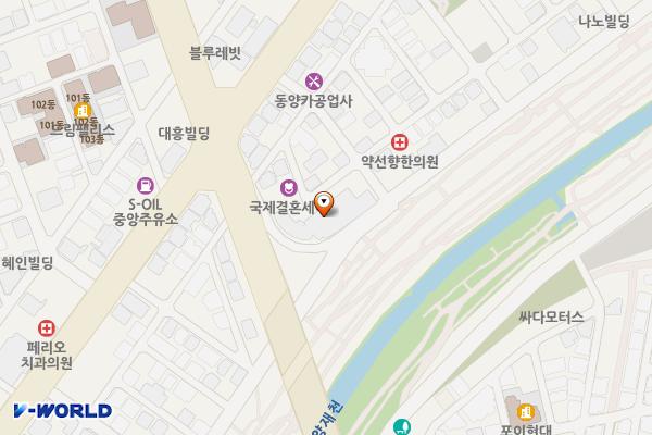바디프랜드 도곡타워 (완속충전기) 위치 지도 — 서울특별시 강남구 양재천로 163