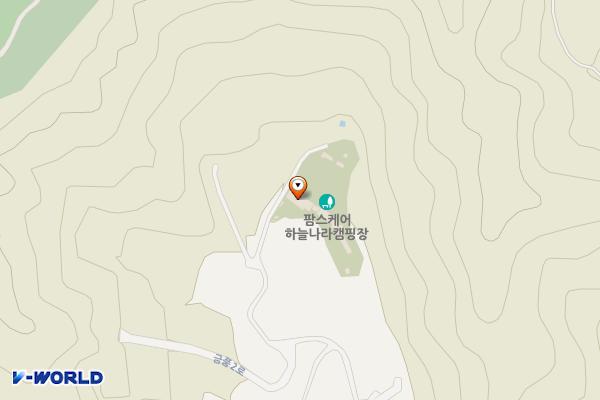 팜스퀘어 하늘타리캠핑장 (완속충전기) 위치 지도 — 경기도 여주시 금사면 금품2로 835-64