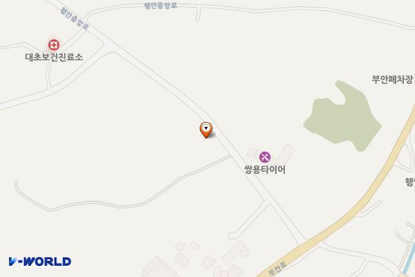 CJ택배 전북부안북부 (완속충전기) 위치 지도 — 전북특별자치도 부안군 행안면 행안중앙로 17