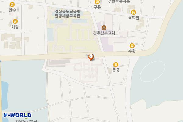 대릉원(황남지구)공영주차장 위치 지도 — 경상북도 경주시 첨성로 300