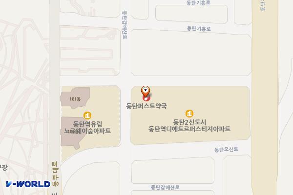 동탄 디에트르 (오피스) 위치 지도 — 경기도 화성시 동탄오산로 29