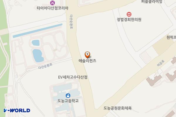 다산현대프리미어캠퍼스몰 (완속충전기) 위치 지도 — 경기도 남양주시 다산순환로 20