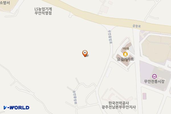 무안 농협 (완속충전기) 위치 지도 — 전남광주통합특별시 무안군 무안읍 공항로 105
