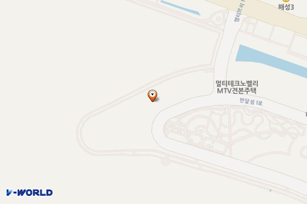하프문아일랜드 위치 지도 — 경기도 안산시 단원구 반달섬1로 12