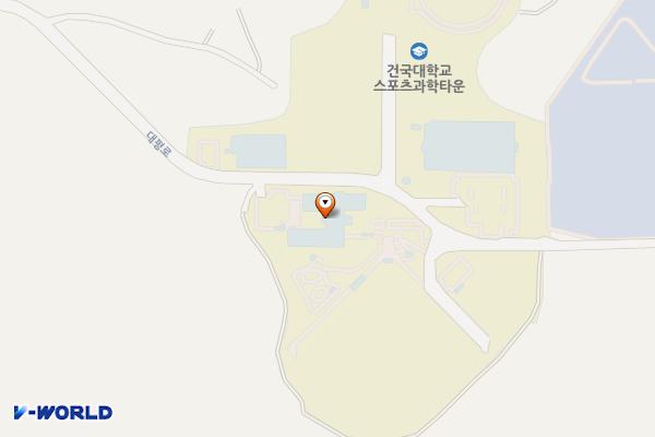 건국대학교 스포츠과학타운 실내테니스장 위치 지도 — 경기도 이천시 대월면 대평로 60