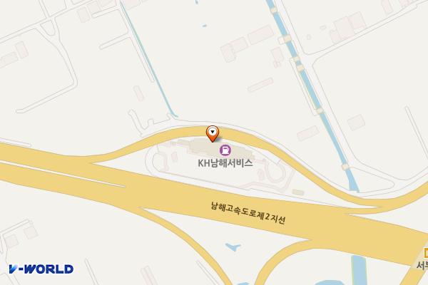 SK엔크린 서부산휴게소 위치 지도 — 부산광역시 강서구 남해2지선고속도로 19