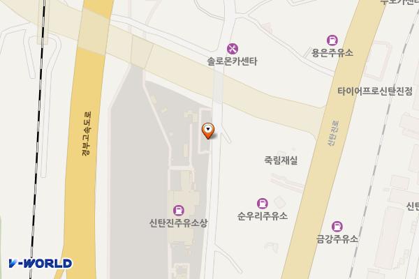 신탄진휴게소(국도부) 위치 지도 — 대전광역시 대덕구 상서동 241-2
