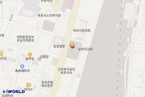 목포역 앞 위치 지도 — 전남광주통합특별시 목포시 영산로110번길 22