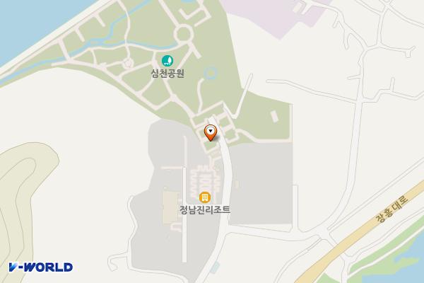 심천공원 위치 지도 — 전남광주통합특별시 장흥군 부산면 심천공원길 25-38