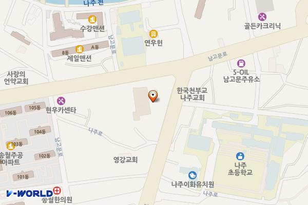 나주 농협 하나로마트 위치 지도 — 전남광주통합특별시 나주시 나주로 101