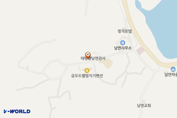 여수남면의용소방대 위치 지도 — 전남광주통합특별시 여수시 남면 내외진안길 18