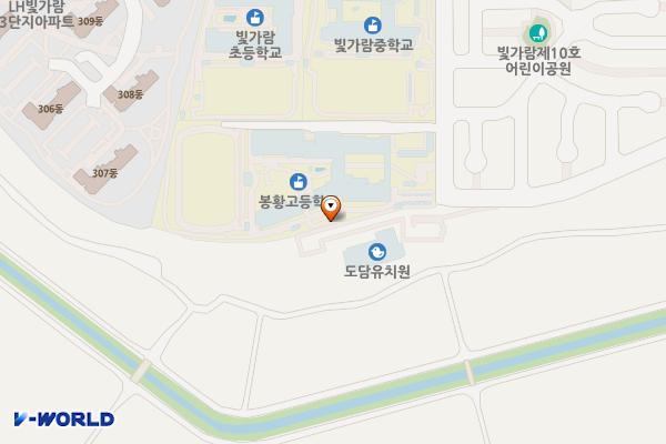 봉황고등학교 위치 지도 — 전남광주통합특별시 나주시 월정5길 22