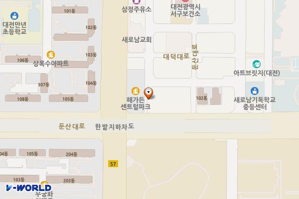 여자만 장어구이 위치 지도 — 대전광역시 서구 만년로68번길 38