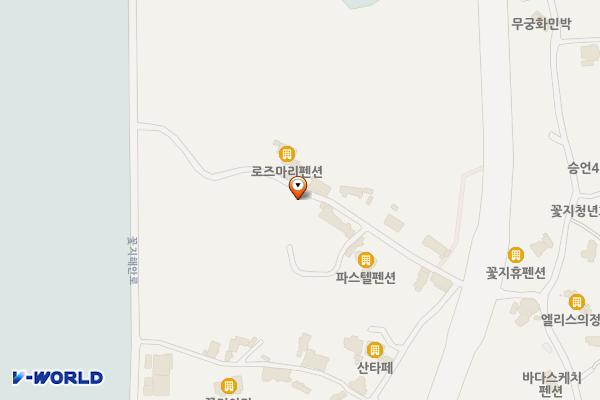 힐링하우스펜션 위치 지도 — 충청남도 태안군 안면읍 꽃지2길 49-20