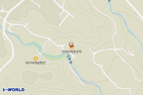 백운오토캠핑장 위치 지도 — 경상북도 성주군 수륜면 백운2길 51-32
