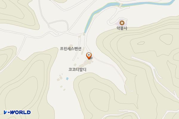 코코비발디 글램핑카라반오토캠핑장 위치 지도 — 강원특별자치도 홍천군 서면 고루개길 37-17