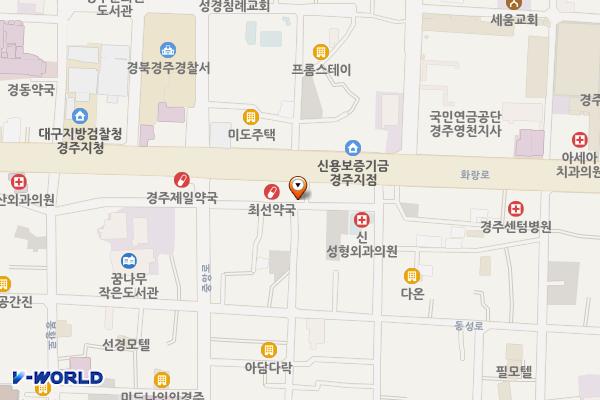농협중앙회옆 위치 지도 — 경상북도 경주시 중앙로48번길 9