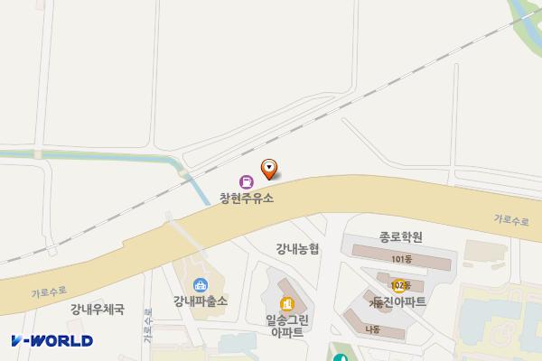 창현주유소 위치 지도 — 충청북도 청주시 흥덕구 강내면 가로수로 567-9