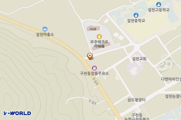 구천동주유소 위치 지도 — 전북특별자치도 무주군 설천면 무설로 1567