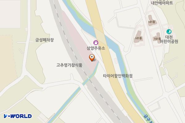 옥천농협장례식장 위치 지도 — 충청북도 옥천군 옥천읍 옥천로 1720