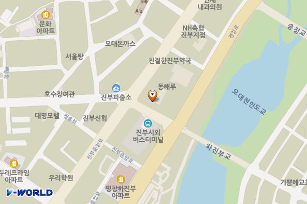 서림관광호텔 위치 지도 — 강원특별자치도 평창군 진부면 청송로 109