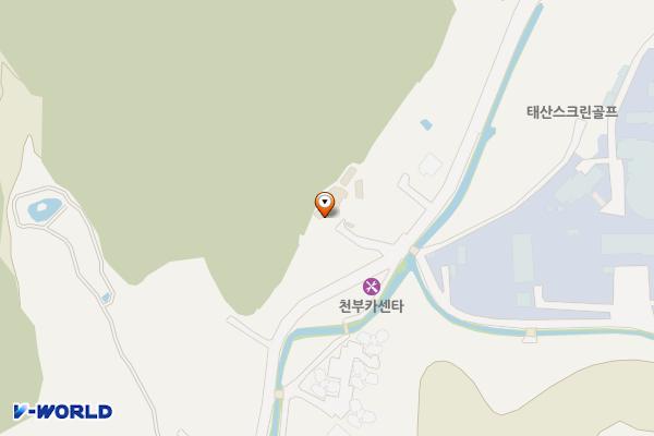 로사모텔 위치 지도 — 충청남도 천안시 동남구 태조산길 219