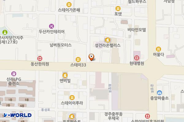 현대병원앞 위치 지도 — 경상북도 경주시 화랑로 37
