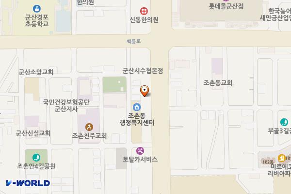 전진카용품 위치 지도 — 전북특별자치도 군산시 조촌로 121