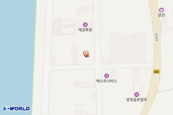 초남리 760-8 위치 지도 — 전남광주통합특별시 광양시 광양읍 초남리 760-8