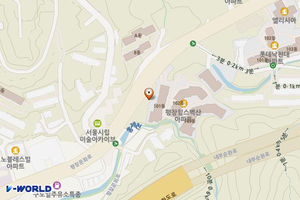 종로구 전기차 충전소 위치 지도 — 서울특별시 종로구 평창문화로 108