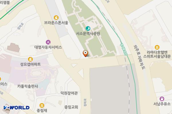 서소문성지역사박물관 위치 지도 — 서울특별시 중구 칠패로 5