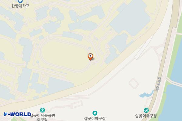 한양대학교 위치 지도 — 서울특별시 성동구 왕십리로 222