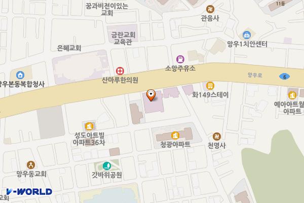 재성빌딩 위치 지도 — 서울특별시 중랑구 망우로 470