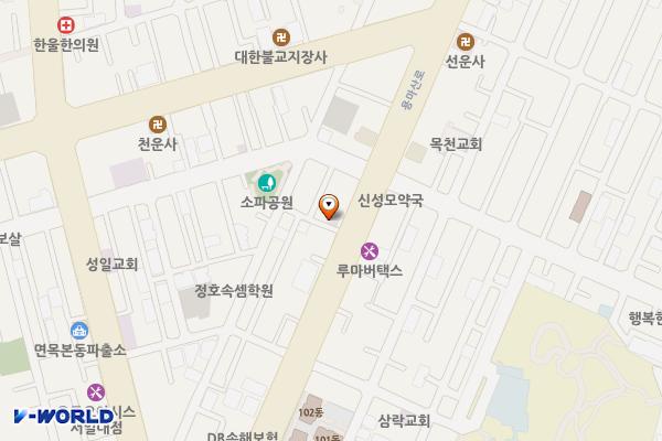 용마산로 충전소 위치 지도 — 서울특별시 중랑구 용마산로 419