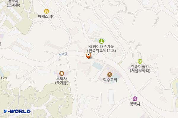 성북구 스마트폴 충전소 위치 지도 — 서울특별시 성북구 성북로 143