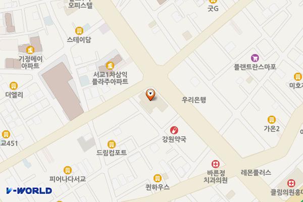아만티호텔 위치 지도 — 서울특별시 마포구 월드컵북로 31