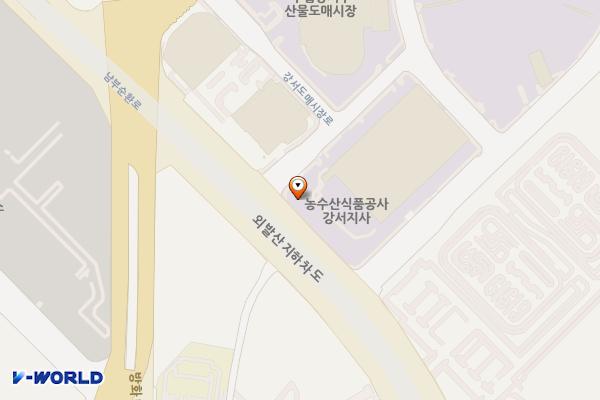 강서농산물도매시장 위치 지도 — 서울특별시 강서구 발산로 40