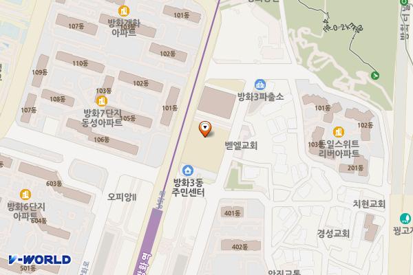 국립국어원 위치 지도 — 서울특별시 강서구 금낭화로 154