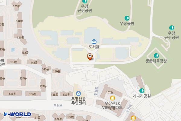 한국폴리텍대학서울강서캠퍼스 위치 지도 — 서울특별시 강서구 우장산로10길 112