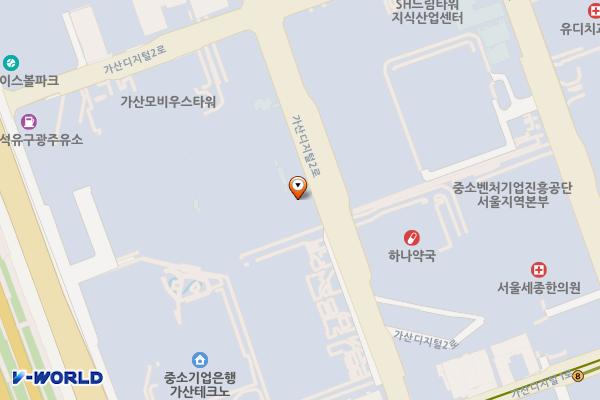 서울디지털운동장 위치 지도 — 서울특별시 금천구 가산디지털2로 151