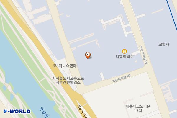 대륭테크노타운12차 위치 지도 — 서울특별시 금천구 가산디지털2로 14