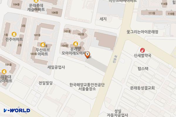 문래동 공영주차장 위치 지도 — 서울특별시 영등포구 선유로5길 8