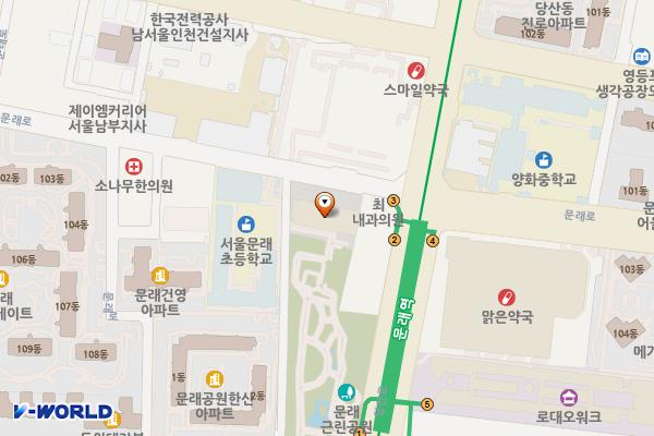 시립문래청소년센터 위치 지도 — 서울특별시 영등포구 문래로 110