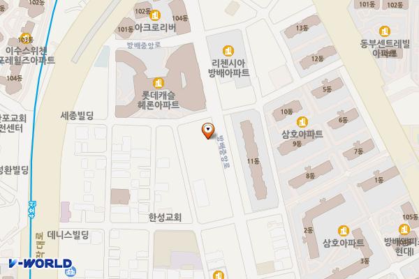 이수공영주차장 위치 지도 — 서울특별시 서초구 방배중앙로 193