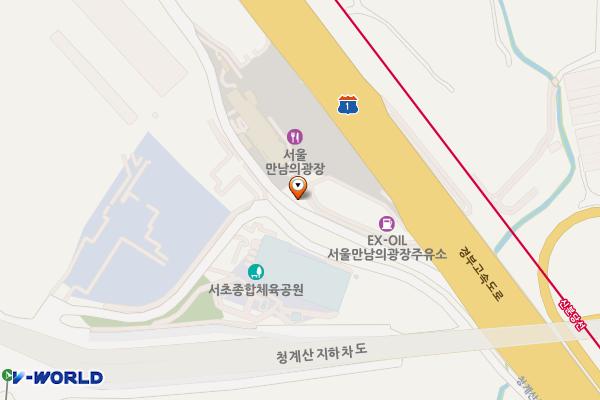 서울만남휴게소 (부산) 위치 지도 — 서울특별시 서초구 양재대로12길 73-71
