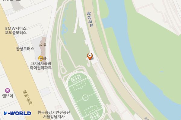 강남구견인차량보관소 위치 지도 — 서울특별시 강남구 대치동 78-29