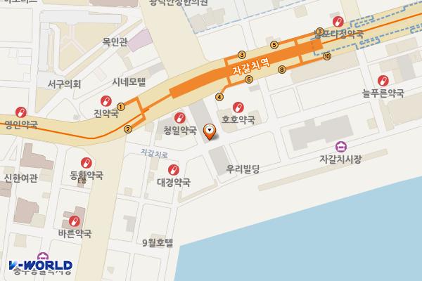 부산자갈치공영주차장 위치 지도 — 부산광역시 중구 구덕로 93