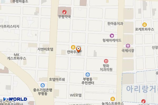 부산 부평 공영주차장 위치 지도 — 부산광역시 중구 중구로33번길 32